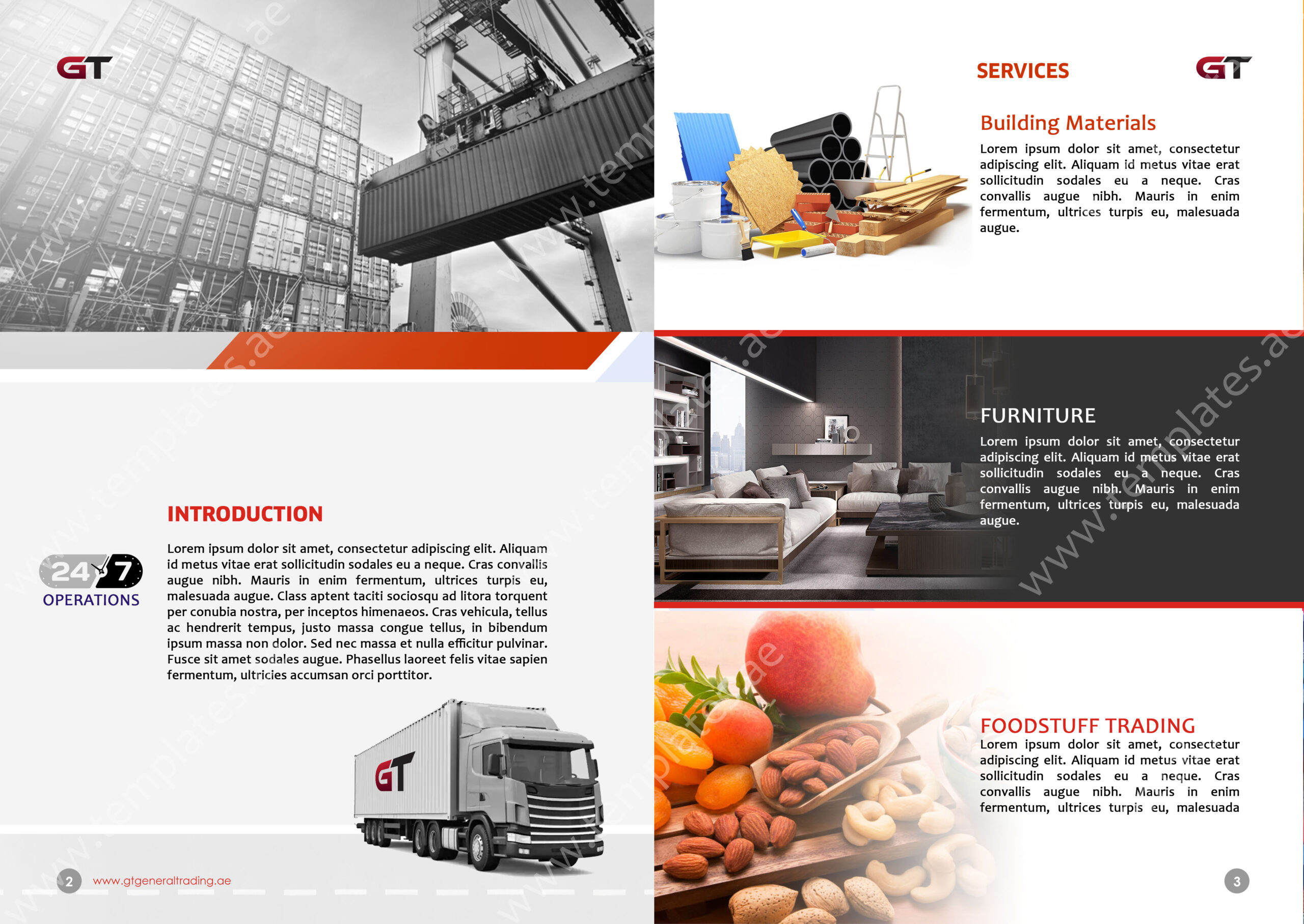 GT General Trading Company Profile Template TEMPLATES AE